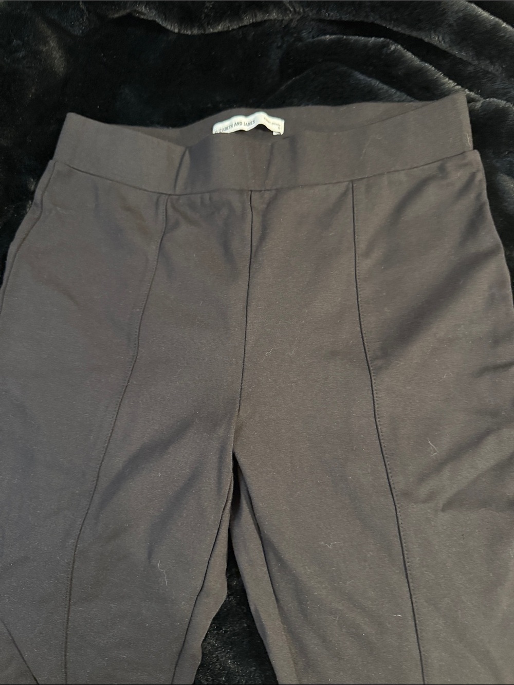 ELizabeth & James Ponte Leggings with Front Seam and split ankle